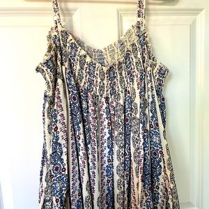 Spaghetti strap off the shoulder long sleeve shirt